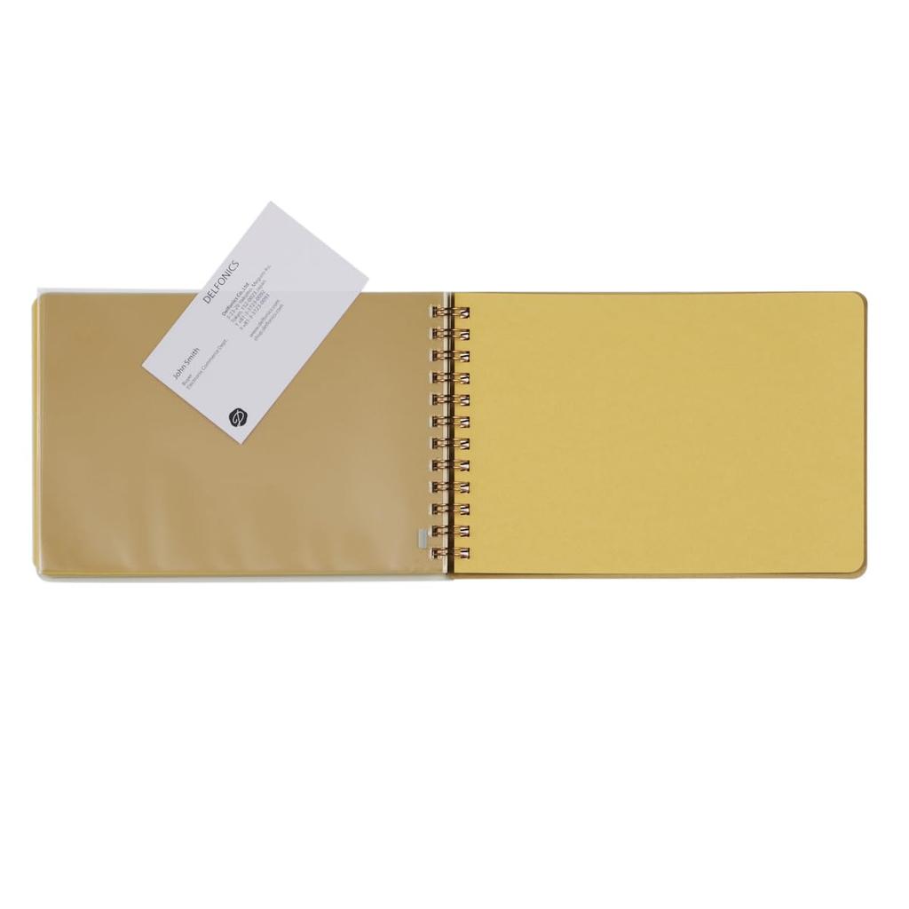 Delfonics 2025 Edition Planner (Starts October 2024) Rollbahn Snake Diary, Horizontal, Large, Monthly Schedule Book (Light Yellow)