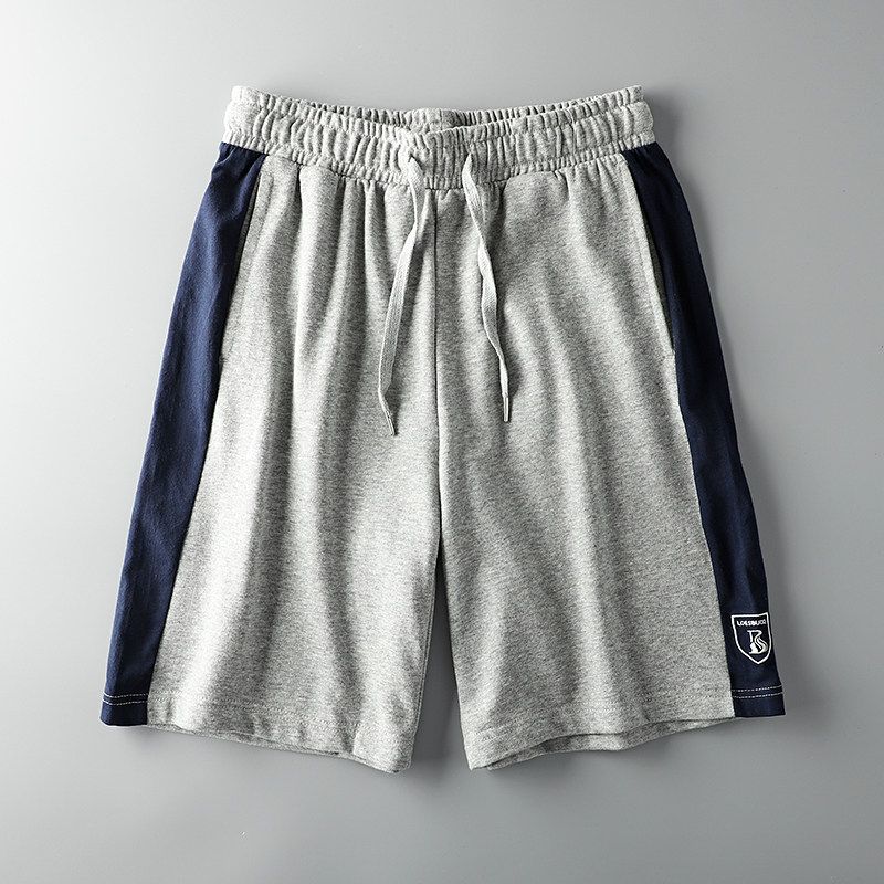 Foreign Trade Tail Order Cut Label Terry Export Pants Drawstring Grey M