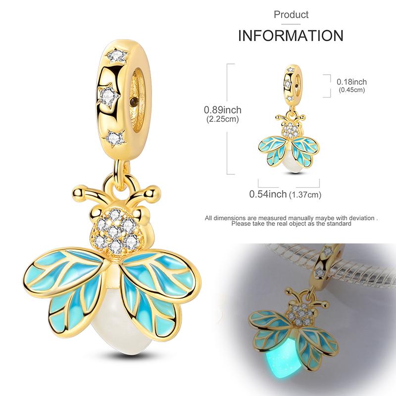 Gold Serie Charms Perlen Kupfer Leopard Original Anhänger Passend Armband Herstellung Frau Schmuck