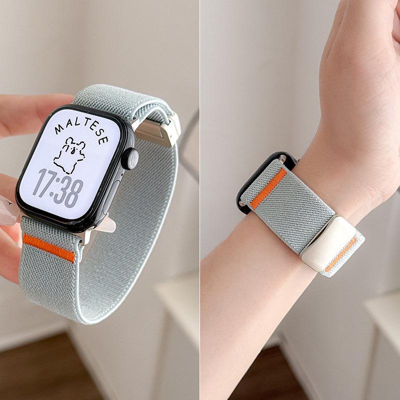 Cinturino E-Buckle Compatibile per Apple Watch Serie 6, 7, 8, 9, 10, 11 e ULTRA