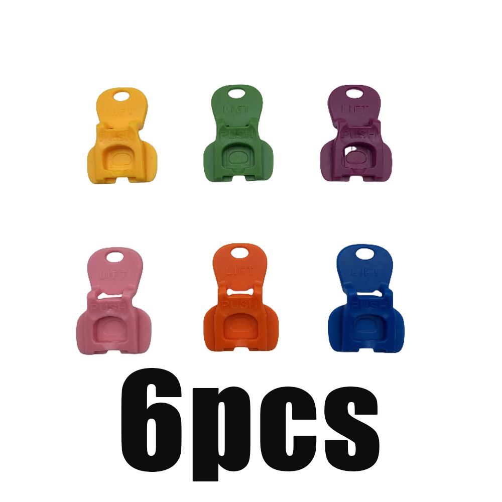 

6/12pcs Simple Portable Bottle Opener Can Opener Colorful Reusable Easy For Restaurants Bars Camping Beer Effortless Bottle Open