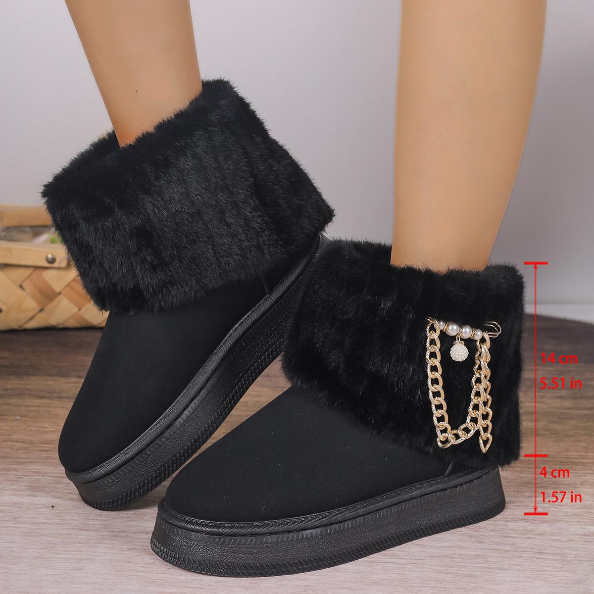 

Модные зимние сапоги женские плюшевые женские туфли роскошные дизайнерские сапоги с круглым носком австралийские сапоги-женские туфли на плоской подошве на платформе женские сапоги 42 чёрный