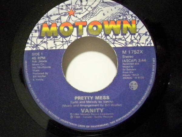 

7inch Record VANITY - Pretty Mess M1752X Motown 1984 Canada Dance & Electronica Used