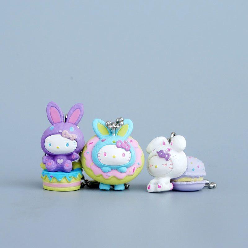 Product New In Stock Kt Cat Easter Rabbit Series Doll Pendant Cute Backpack Pendant Birthday Surprise Gifts For Girls