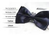 Solid Color Formal Wedding Bow Tie for Men - Customizable Logo and Multi-Color Options