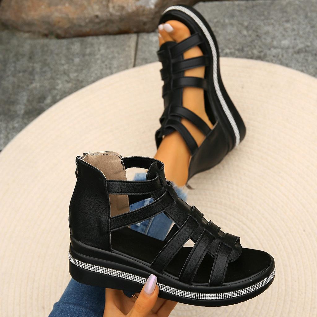 Sandalias 2025 Summer Shoes for Women Plus Size 36-43 Women Platform Sandals