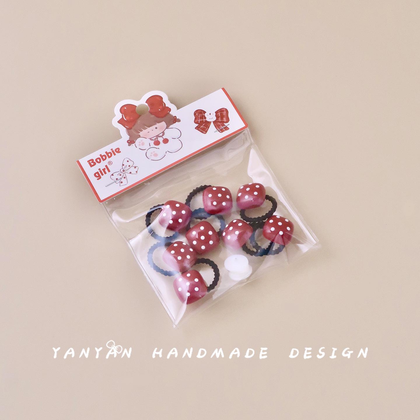 Baby & Kids Cute Style Small Rubber Hair Ties - No Damage Bands for Girls Group 1