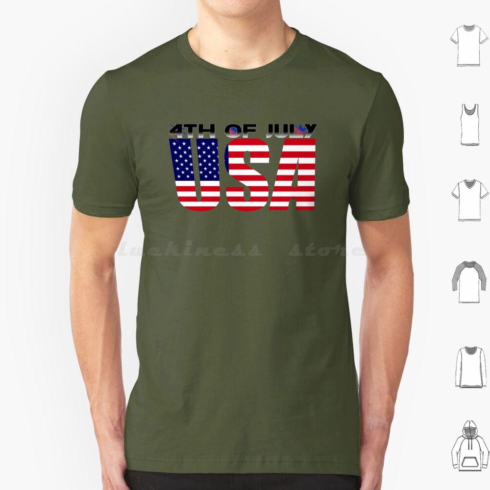 4. Juli T-Shirt Baumwolle Herren Damen DIY Druck 4. Juli Tag USA Amerikanischer Stolz Rot Weiß Blau Patriotische Sterne Und