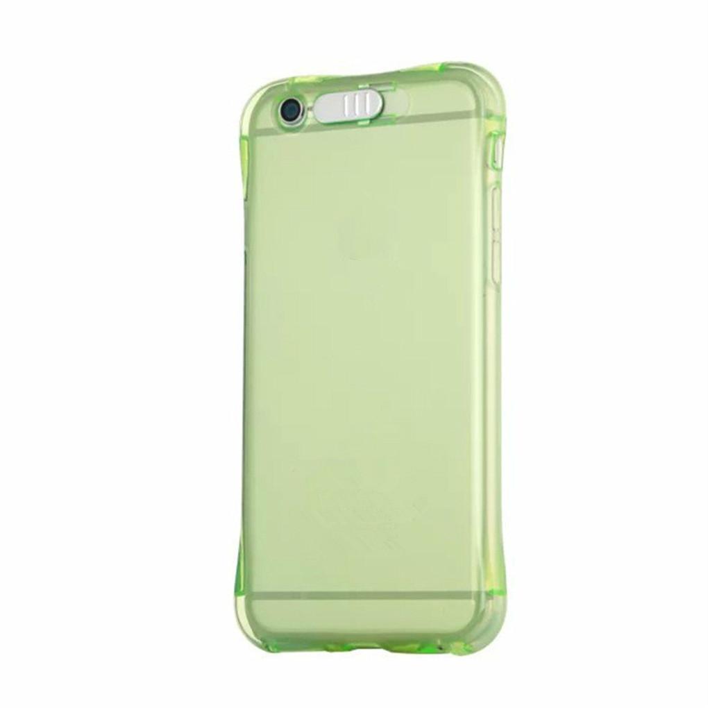 LED Flashing Shockproof Clear Case Light Up Soft Cover X 6 7 8 Plus