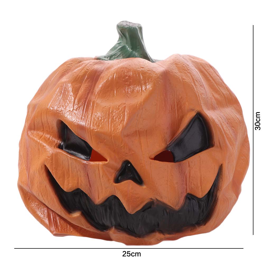 Latex Jackolantern Mask Head Cover Scary Pumpkin Mask Prank Props Masquerade Mask Carnival Event