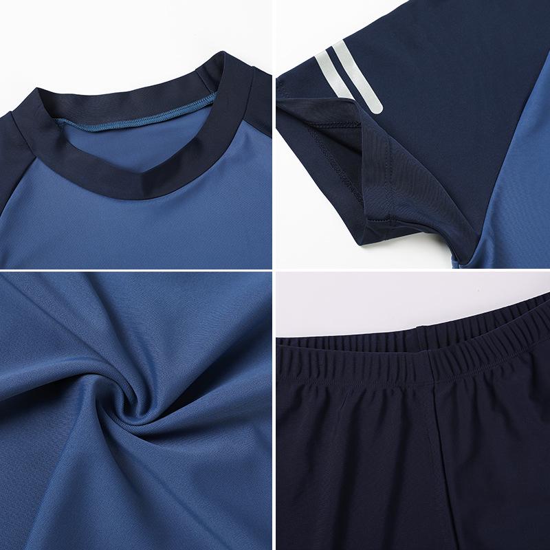 Plus Size Boys' Two-Piece Swimwear Set - Teen Swim Trunks