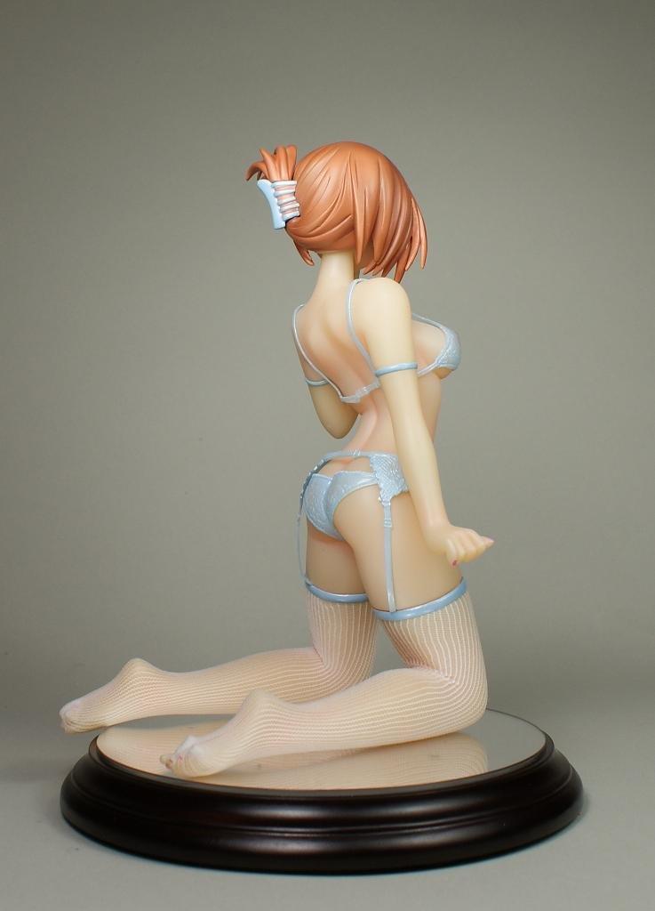 Two Hearts 2 Komaki Manaka Underwear Apron Pastel Blue Standard Edition Scale Polystone Painted Finished & Ver. (1/6 Figure)