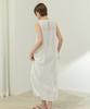 Wioi Refresh Seethrouh Dress_Check White