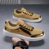 Without Heels Legitimate Leather Ladies Flats Shoes Loafers Green Woman Sneakers Lace-up Boots Woman Sport