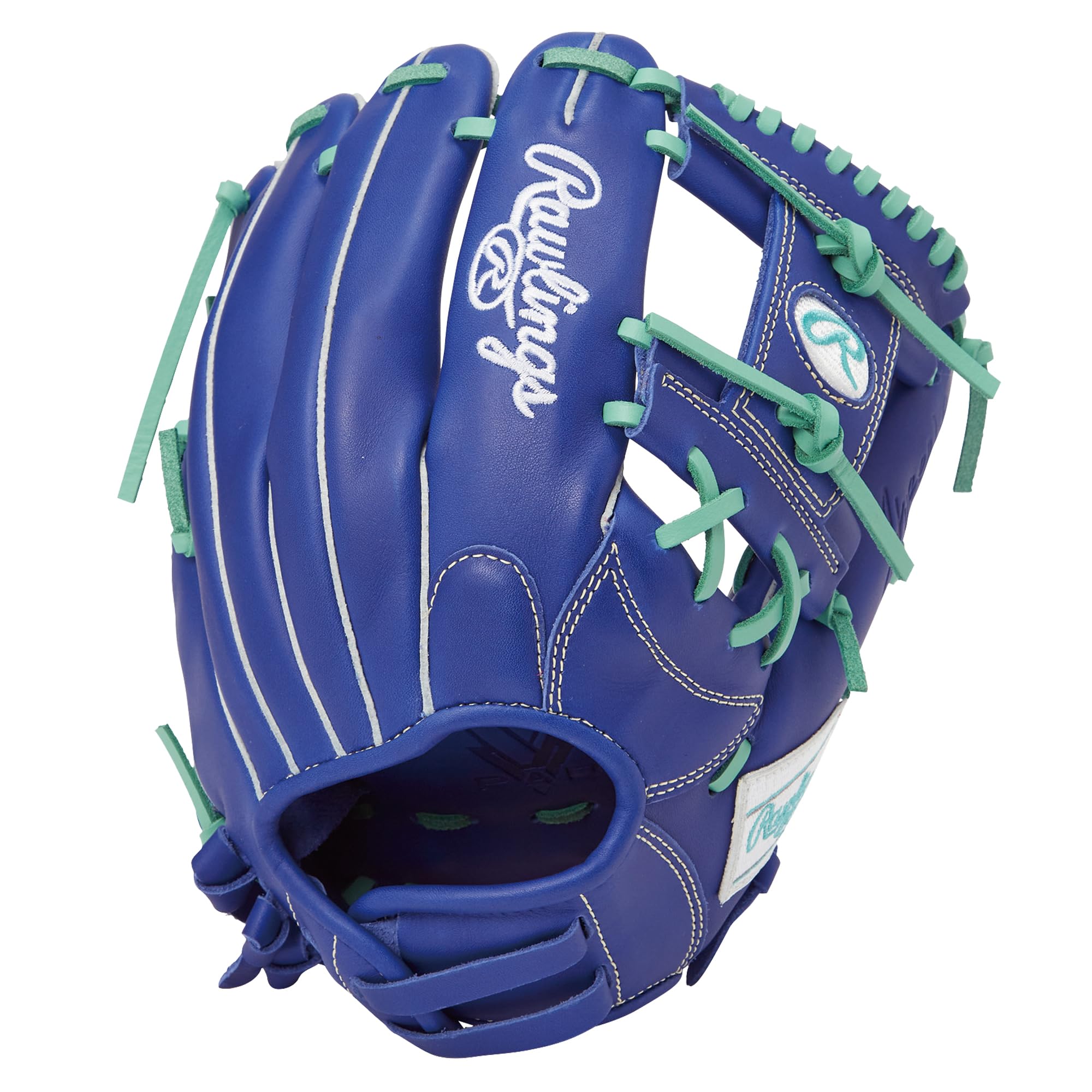 

Rawlings Girls Fit Hyper Tech R2G Softball Glove Size 11.5 GS4FHTR34GF Indigo Right-Hand Throw