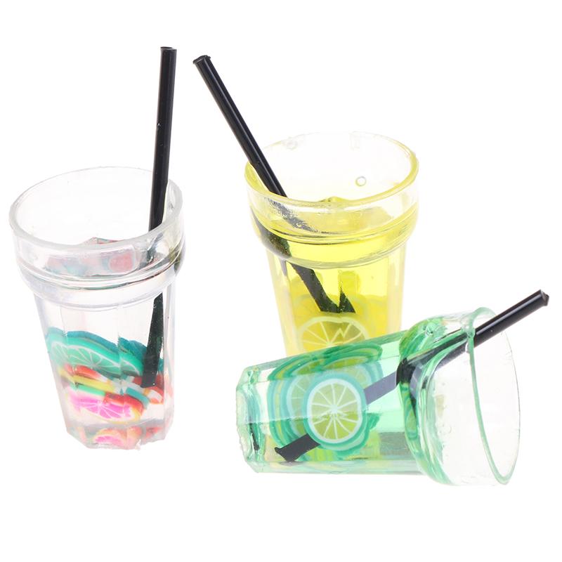 1:12 Scale Cup Drink For Dollhouse Miniature Toy Doll Food Kitchen Accessories