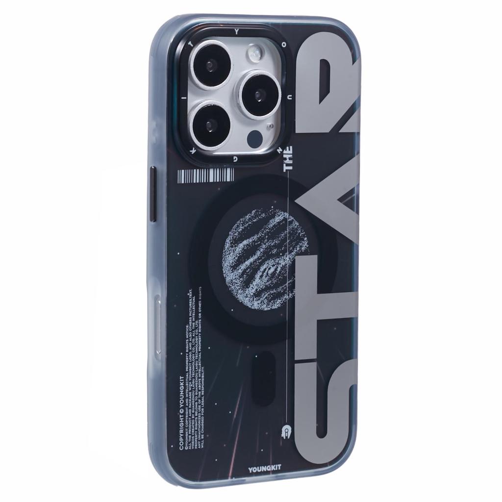 YOUNGKIT Interstellar Series for iPhone 16 Pro Case Compatible with MagSafe IMD TPU Phone Cover