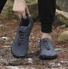Plush Warm Cotton Shoes Barefoot Outdoor Hiking Shoes Non-slip Walking Trekking Shoes Winter Climbing Sneakers