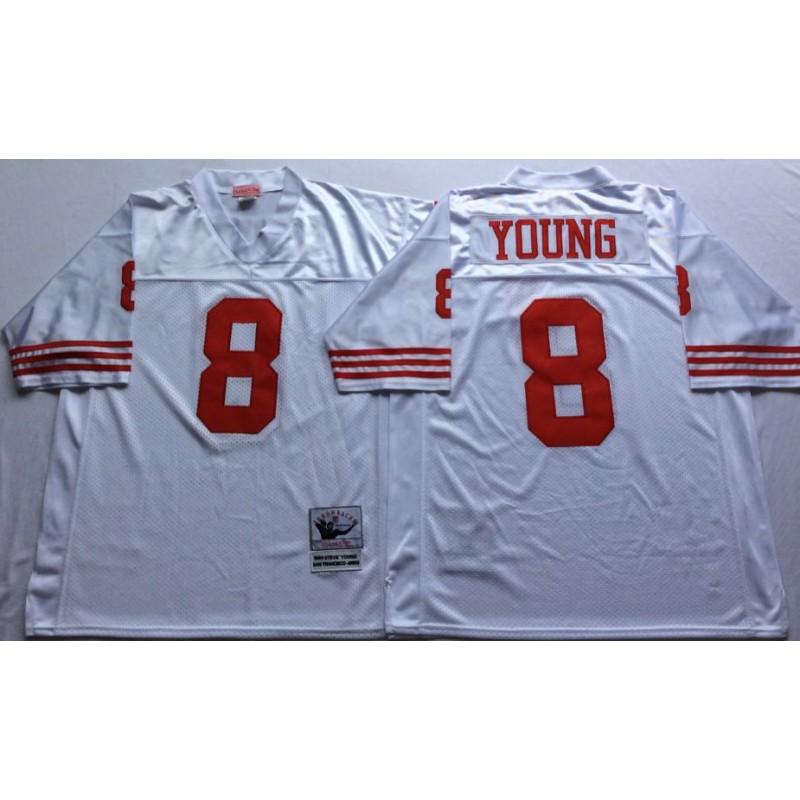 San Francisco 49ers Retro Embroidered NFL Football Jersey Men Women Cotton Blend Sportswear Training Casual Wear