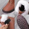 Women's Snow Boot Fashion Hand Sewing Ankle Boots for Women Warm Short Leather Boots Women Waterproof Cotton Shoes Botas Mujer