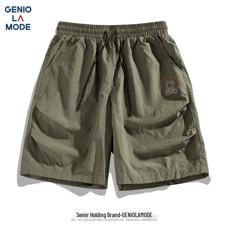 GENIOLAMODE Men s Summer Outdoor Quick-Dry Cooling Cargo Shorts 2XL
