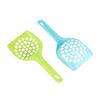 Pet cat litter scoop durable thickened poop cleaning tool plastic mesh round hole colander cat litter toilet cleaning shovel