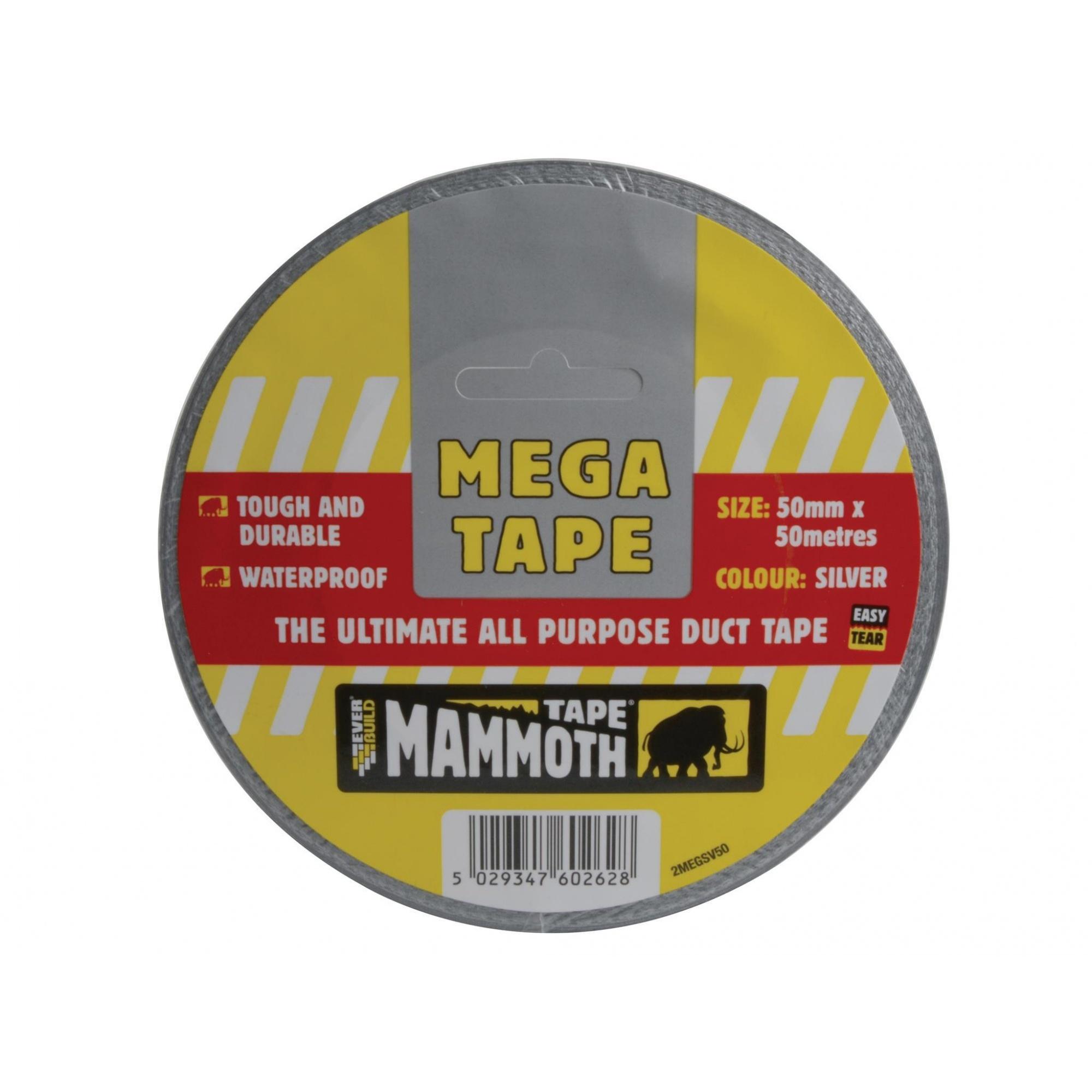Everbuild Sika Mega All Purpose Tape Silver argenté