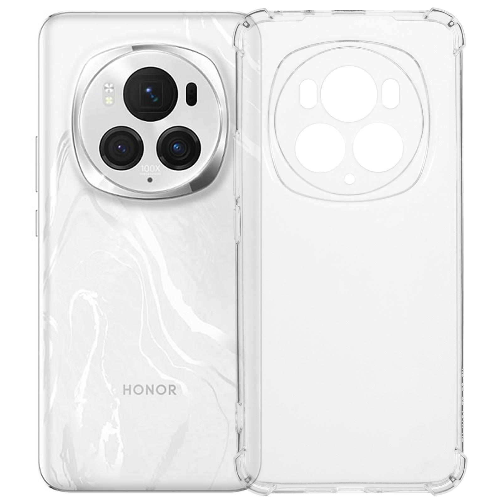 

For Honor Magic6 Pro 5G Clear TPU Phone Cover Corners Air Cushion Anti Drop A