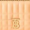 Burberry Lola Quilted Lambskin Mini Shoulder Bag With Adjustable Strap Women Bags Gold 80704961