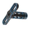 17mmCelsius0.7in RC Hex Nut Socket Aluminium Alloy T Sleeve Maintenance Tool for 1Celsius8 RC OffRoad Racing Car(Blue )