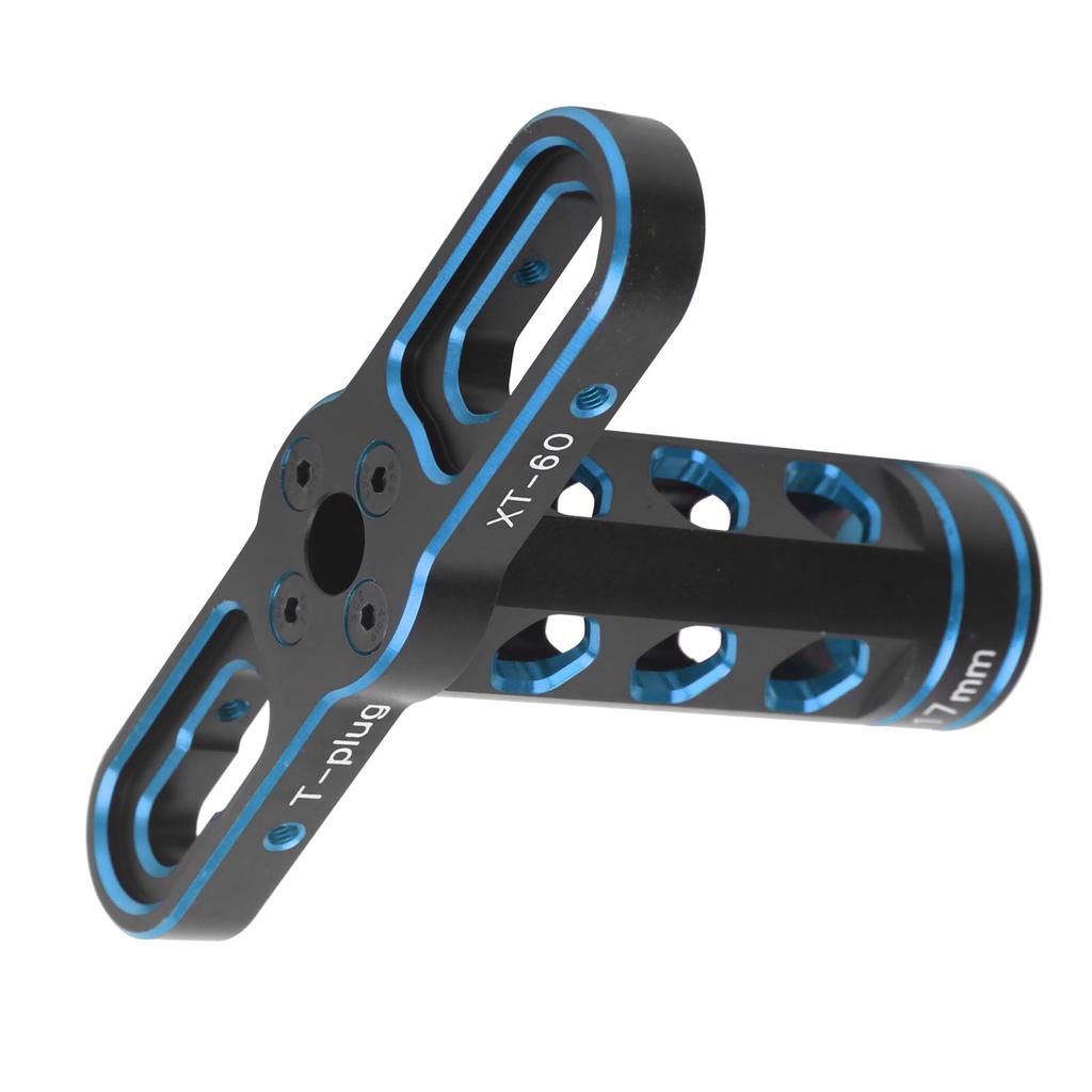 17mmCelsius0.7in RC Hex Nut Socket Aluminium Alloy T Sleeve Maintenance Tool for 1Celsius8 RC OffRoad Racing Car(Blue )