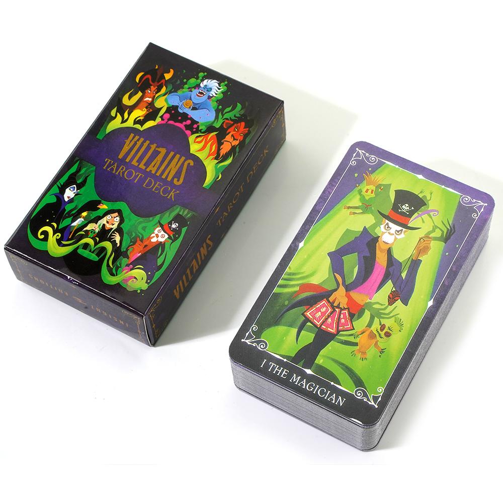 Злодеи Колоды Таро Гадания Настольные игры Игры для вечеринок Игры для развлечений Оккультные карточные игры Реквизит