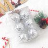 6CM 1Box Christmas Ball Christmas Decoration Xmas Tree Pendent Ornaments Home Decor Navidad New Year 2025 Party Supplies
