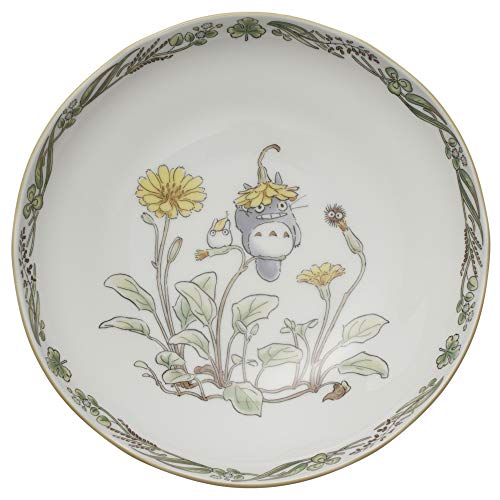 Noritake Deep Plate, 650cc, My Neighbor Totoro Design, Microwave Safe, Bone China, 1 Plate, TT97897/4924-7