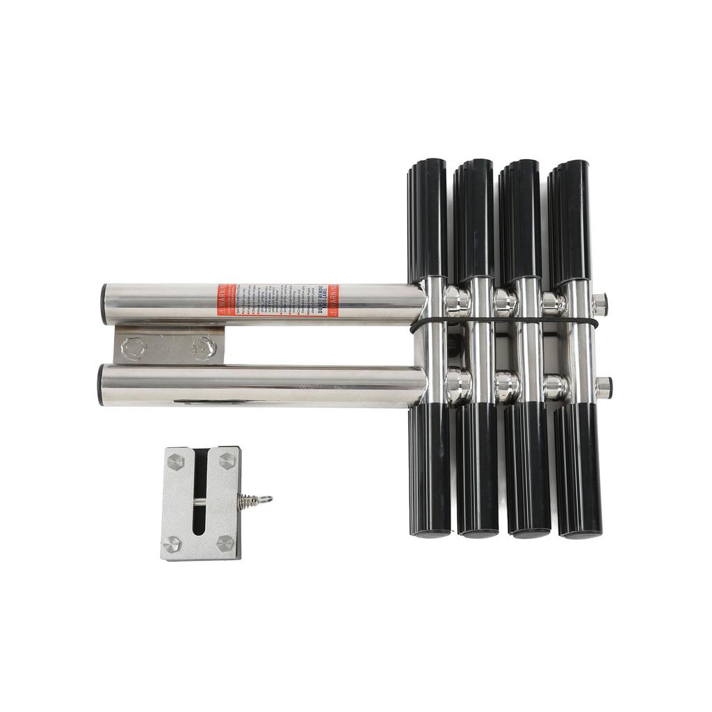 Stainless Steel Telescoping Ladder 4 Steps Boat Ladder for Marine Yacht Swimming Pool