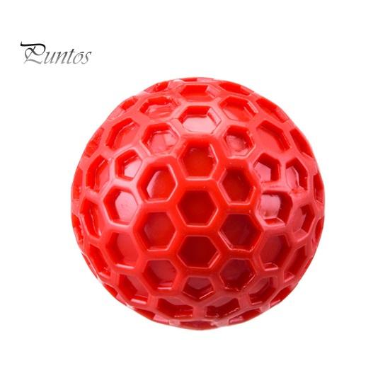 

Жесткая игрушка для жевания собак Неразрушимый жевательный мяч для собак для агрессивных любителей жевать Интерактивная пищащая игрушка-мяч для больших и средних собак красный