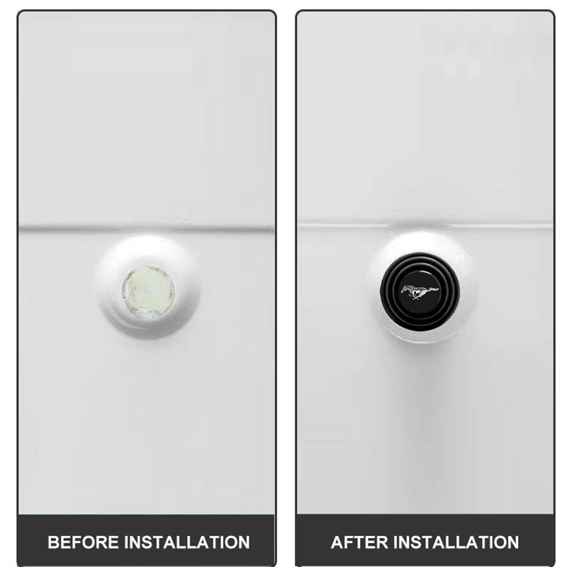 Stoßdämpfende Dichtung für Autotür Stoßfest Verdickter Kissenaufkleber Für Ford Mustang F10 Zapatillas Miniatura Gt Shelby 2005 2015 Frau 2012 Kuga