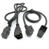 16A Three-Pin Power Cord with Right Angle C19 Plug, 3-Core, 2.5mm² Cable