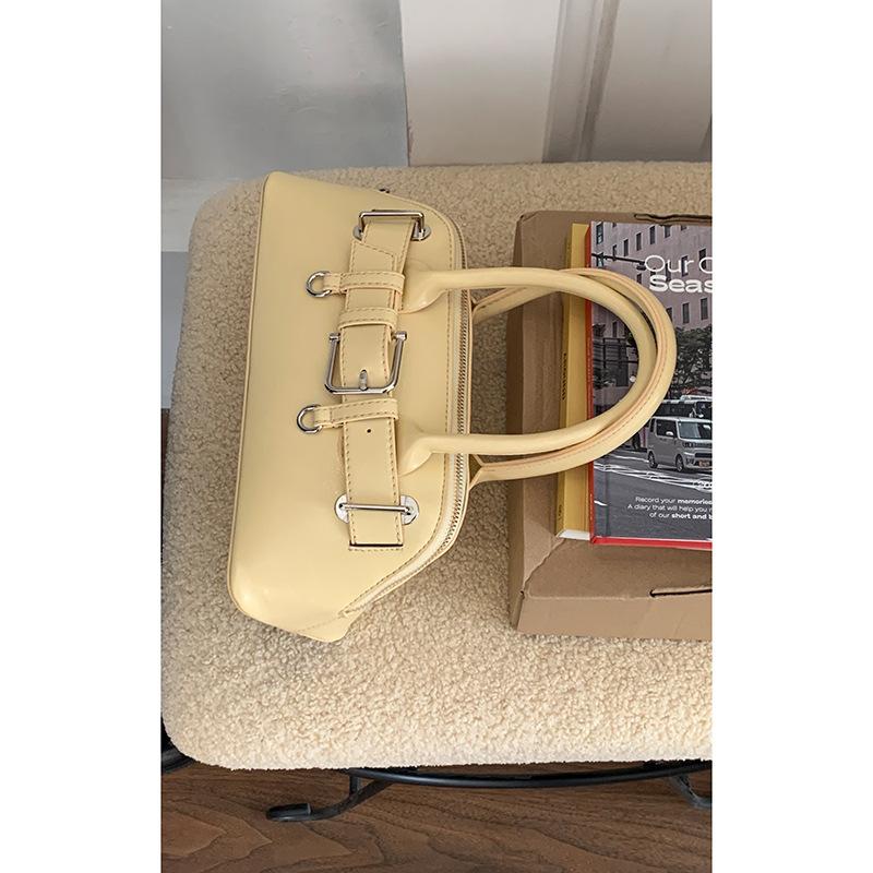 Korean version of spring fashion bag crossbody bag women's 2025 new simple hand-held shell bag versatile shoulder bag