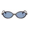 Miu Miu Custom Design Acetate Oval Sunglasses Women sunglasses Mocha Marlon MU04ZS22C60O