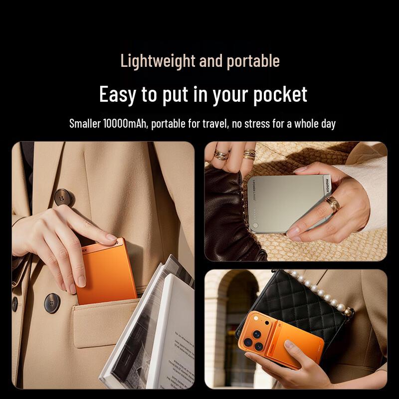 MOMAX 30W Magnetic Wireless 10000mAh Power Bank