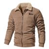 Winter New Coat Men's Fleece Thickened Fashion Stand-up Collar Lamb Fleece Casual Men's Jacket Cotton Clothes