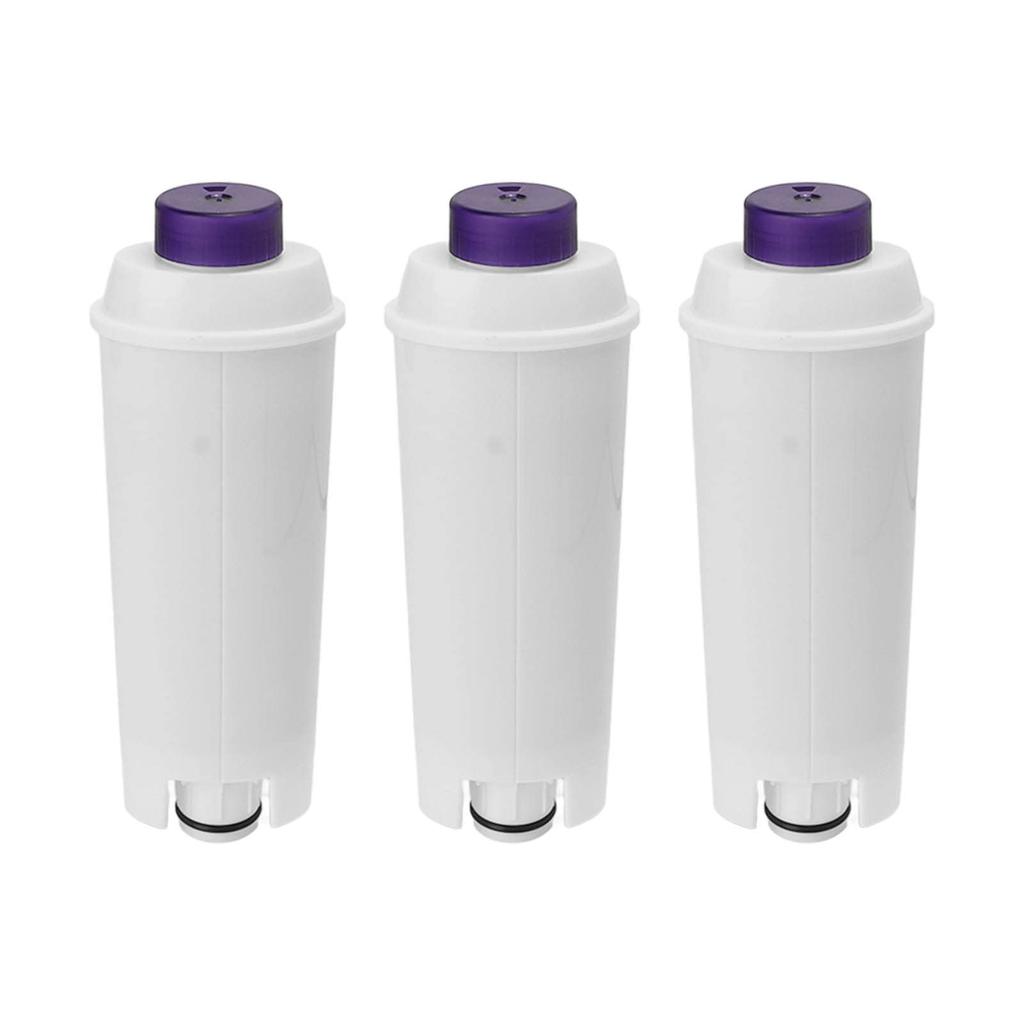 3-Piece DLSC002 ABS Water Filter for DeLonghi Coffee Makers, Replacement Filter Cores for Cafe Coffee Makers