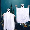 1 Set of Halloween Cloak Party White Clothes Masquerade Kids Funny Ghost Cloak Halloween Ghost Festival Prank Party Decoration