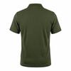 Maglia Polo Jacquard a Maglia Estensibile con Texture Osso di Serpente da Uomo a Manica Corta Casual Leggera Traspirante Top Estivo