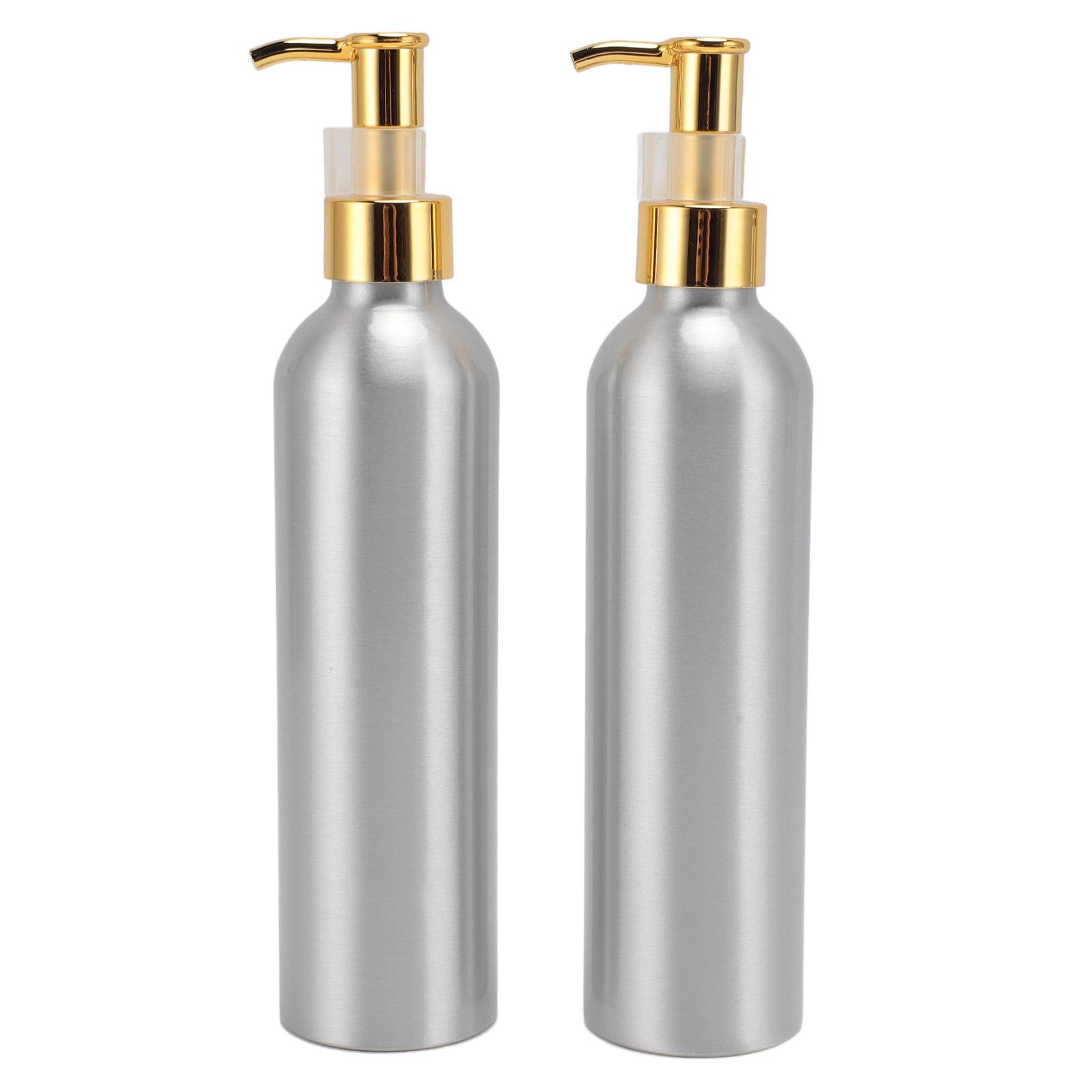 

2 шт. алюминиевый флакон-дозатор для лосьона многоразовая головка насоса пустой косметический дозатор контейнер для шампуня