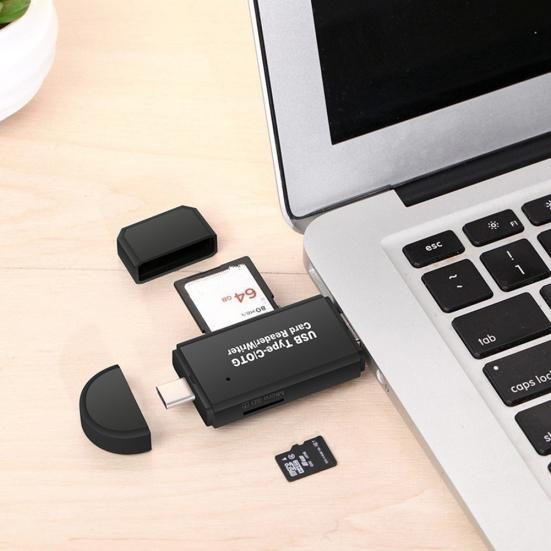 Portable High Speed SD TF OTG Micro USB Card Reader for Mobile Phone