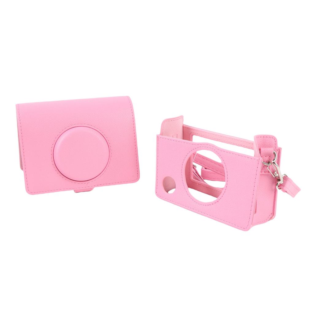 Protective Case Fit for Mini EVO Camera Roseate Portable Vintage Instant Camera PU Bag with Strap