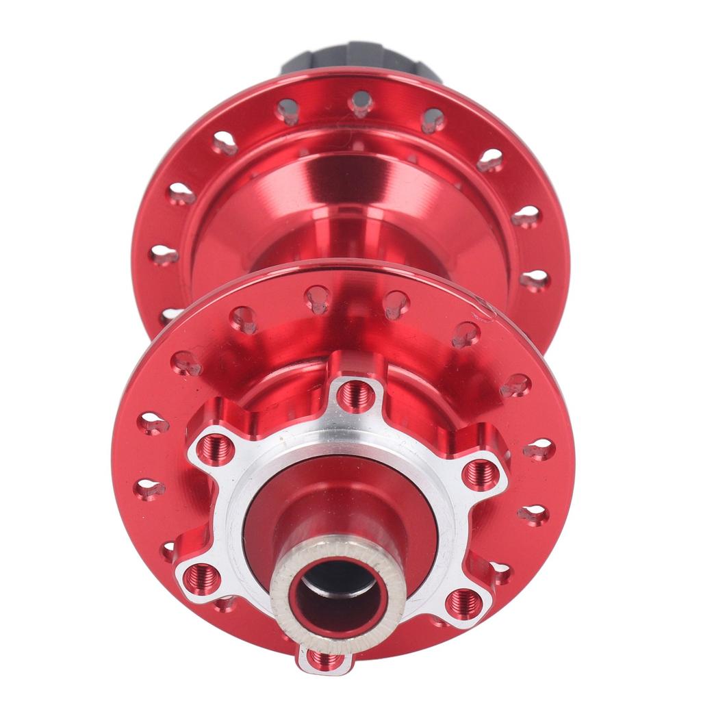 32 Hole Mountain Bike Hub 4 Bearing 12x148mm CNC Cutting Process Bike Rear Hub for Replacement Red
