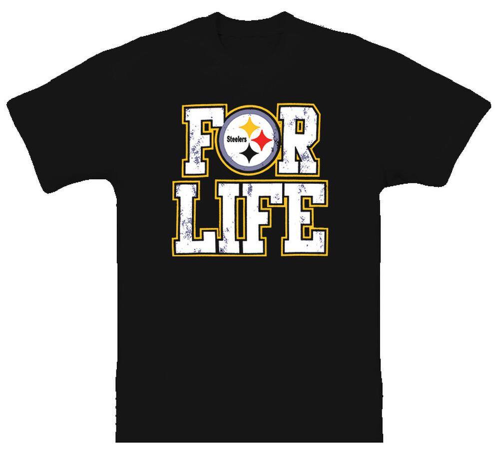 Steelers For Life Football T Shirt Mens Womens Tees Top M
